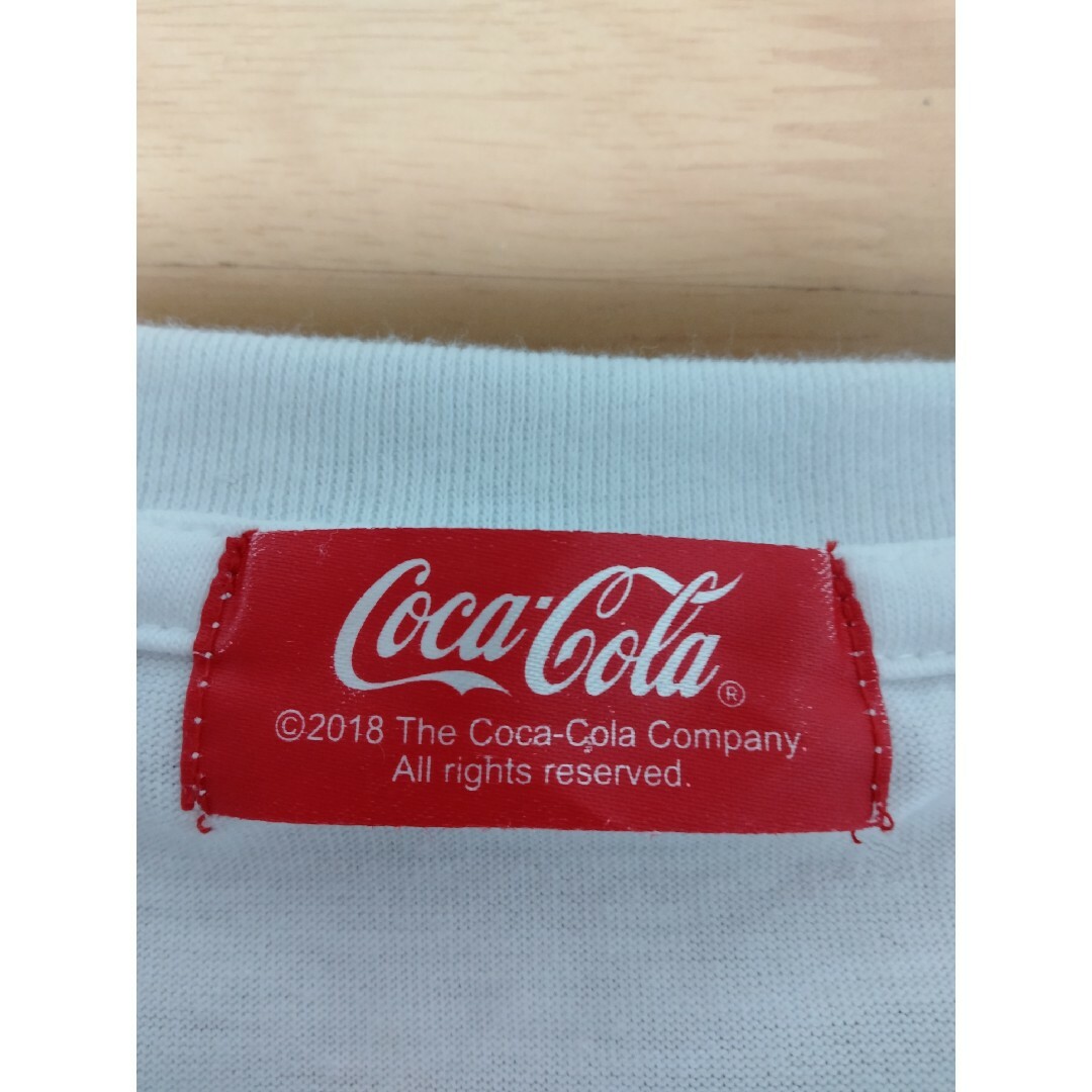 コカ・コーラ(コカコーラ)の【№523】✨Coca Cola コカコーラ Tシャツ L ロゴボア メンズのトップス(Tシャツ/カットソー(半袖/袖なし))の商品写真