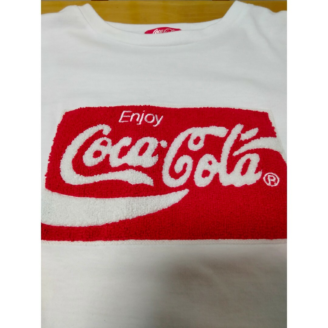 コカ・コーラ(コカコーラ)の【№523】✨Coca Cola コカコーラ Tシャツ L ロゴボア メンズのトップス(Tシャツ/カットソー(半袖/袖なし))の商品写真