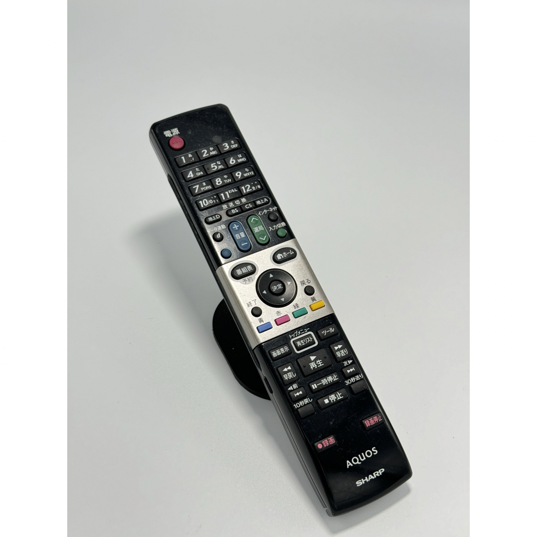 シャープ　アクオス　リモコン(GA807WJSA) スマホ/家電/カメラのテレビ/映像機器(その他)の商品写真