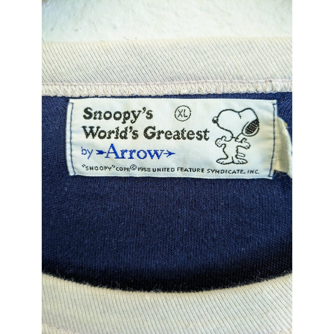 BEAMS(ビームス)のSNOOPY by Arrow 1POINT PATCH TEE メンズのトップス(Tシャツ/カットソー(半袖/袖なし))の商品写真