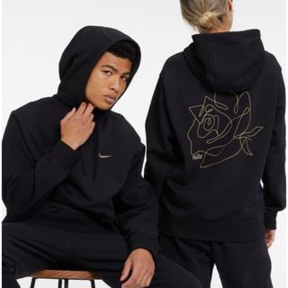 ナイキ(NIKE)のNIKE ビックサイズ プルオーバー ブラック 新品未使用タグ付き(パーカー)