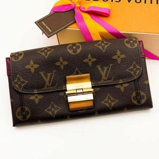 ルイヴィトン(LOUIS VUITTON)のルイヴィトン　モノグラム　エリゼ　紫　長財布(財布)