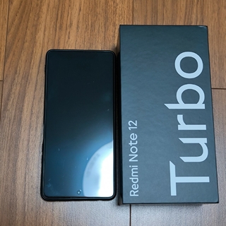 Redmi Note 12 Turbo 8/256 黒 グロROM(スマートフォン本体)