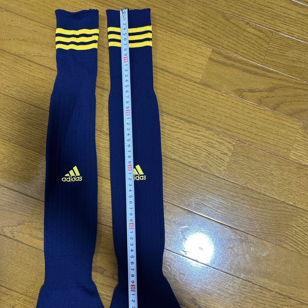 adidas(アディダス)のadidas アディダス サッカー フットサル ソックス サッカーウェア 紺色  スポーツ/アウトドアのサッカー/フットサル(その他)の商品写真