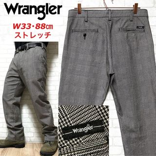 Wrangler - Wrangler ラングラー チェック柄 ストレッチパンツ チノパンツ