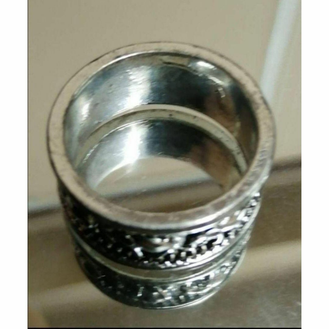 【R138】リング　指輪　メンズ　シルバー　アクセサリー　バッファロー　20号 メンズのアクセサリー(リング(指輪))の商品写真
