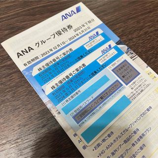 エーエヌエー(ゼンニッポンクウユ)(ANA(全日本空輸))のANA 株主優待　2枚+冊子(航空券)