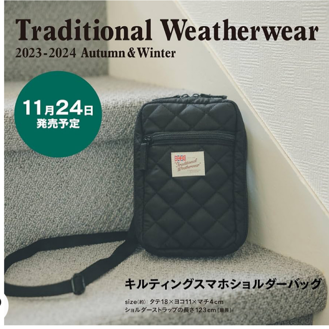 TRADITIONAL WEATHERWEAR(トラディショナルウェザーウェア)のTraditional Weatherwear ムック本　付録 レディースのバッグ(ショルダーバッグ)の商品写真