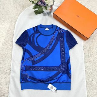 エルメス(Hermes)の★HERMES★新品タグ付★2022★ツイルレーヌ★シルク★異素材ニット(ニット/セーター)