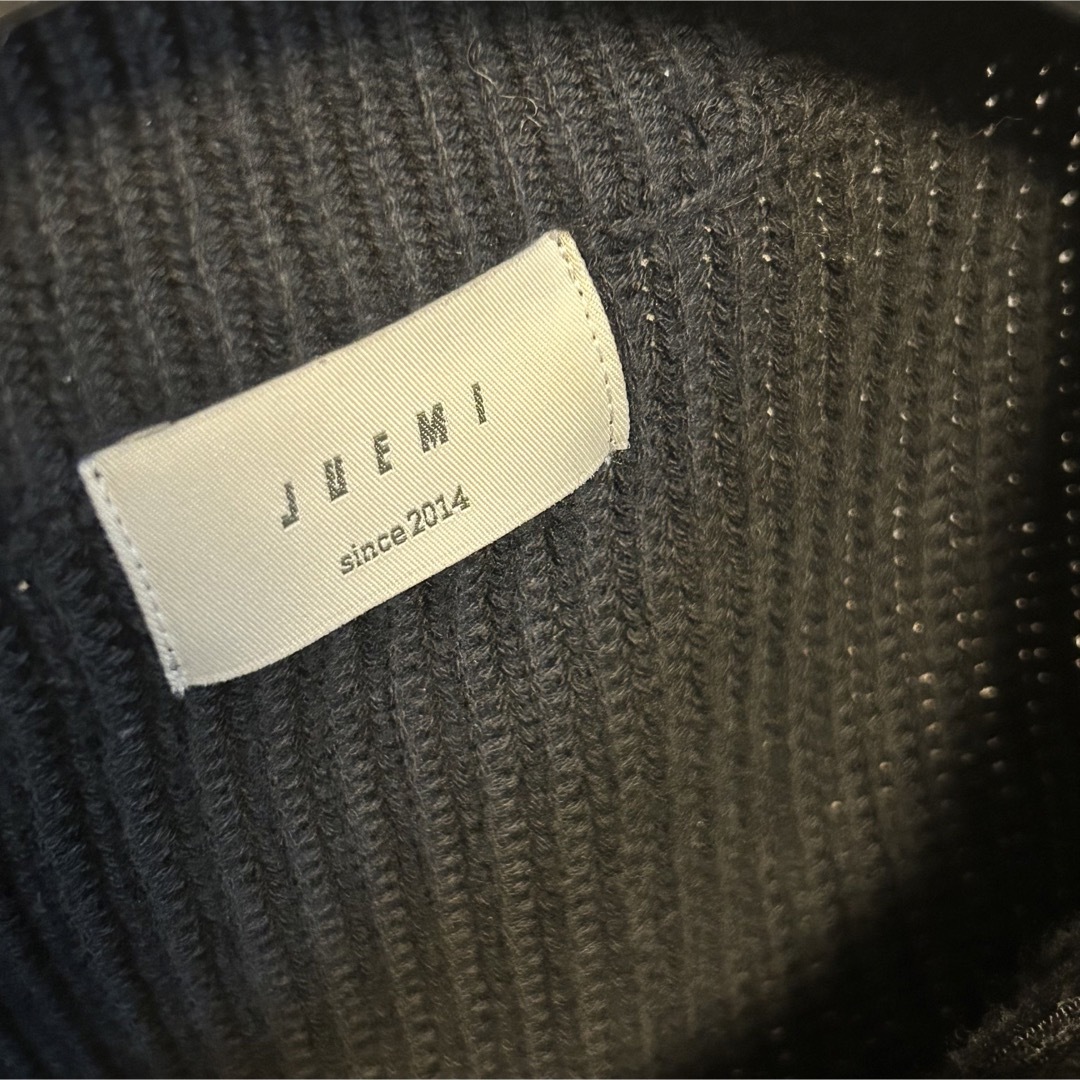 JUEMI(ジュエミ)のjuemi Zip-up Mock Neck Knit black ブラック　黒 レディースのトップス(その他)の商品写真