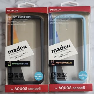 AQUOS - AQUOSsense6/sense6s用　  クリアケース　 2点セット　新品