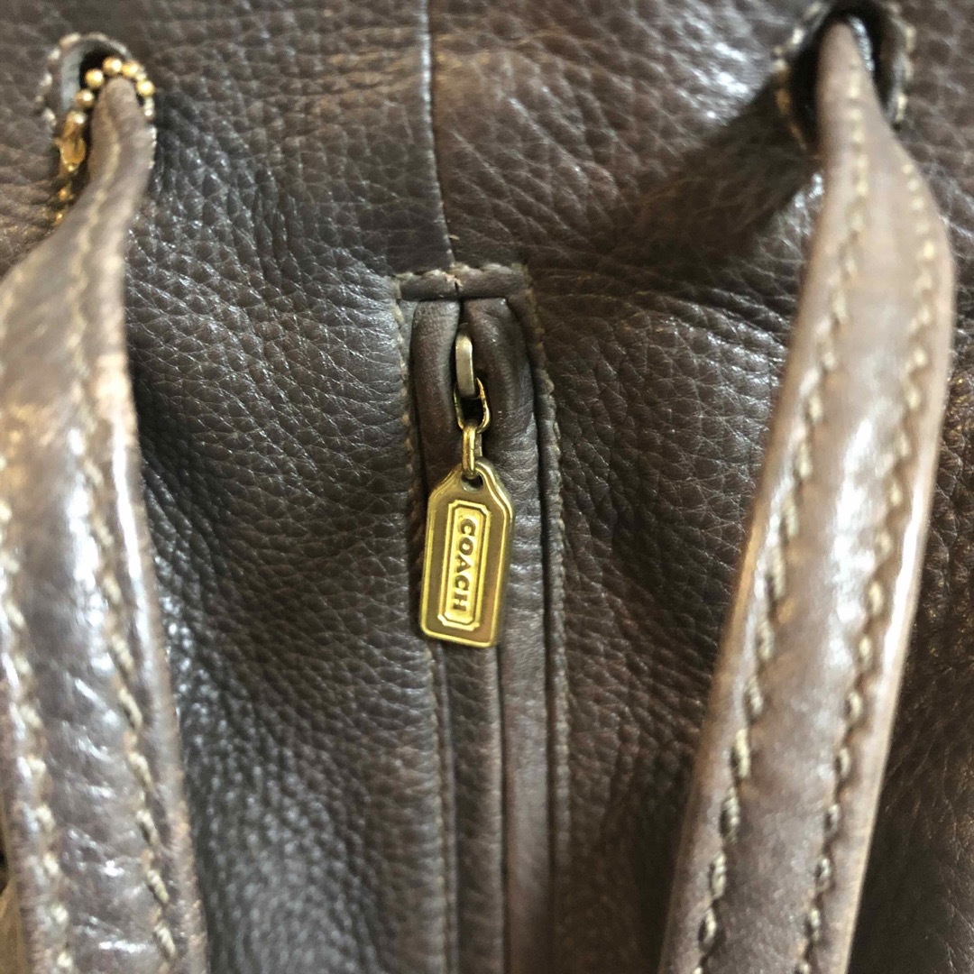 COACH(コーチ)のCOACH オールドコーチ 4922 レザー 巾着式 リュック ショルダーバッグ レディースのバッグ(ショルダーバッグ)の商品写真