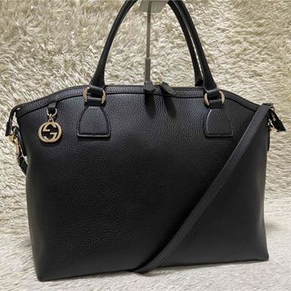 グッチ(Gucci)の719✨極美品✨グッチ 2way トートバッグ ショルダー インターロッキングG(トートバッグ)