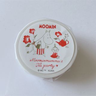 ムーミン(MOOMIN)のMoomin   マスキングテープ　Tea  Party  レッド(テープ/マスキングテープ)