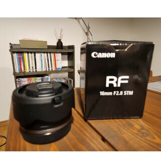 キヤノン(Canon)のCanon ミラーレス用レンズ RF16F2.8 STM　フィルター、フード付き(その他)