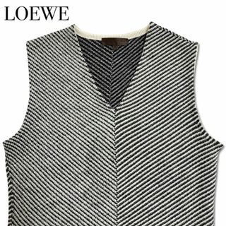 ロエベ(LOEWE)のロエベ ウール100% ニット ベスト 表記サイズS トップス 洋服 レディース(ベスト/ジレ)