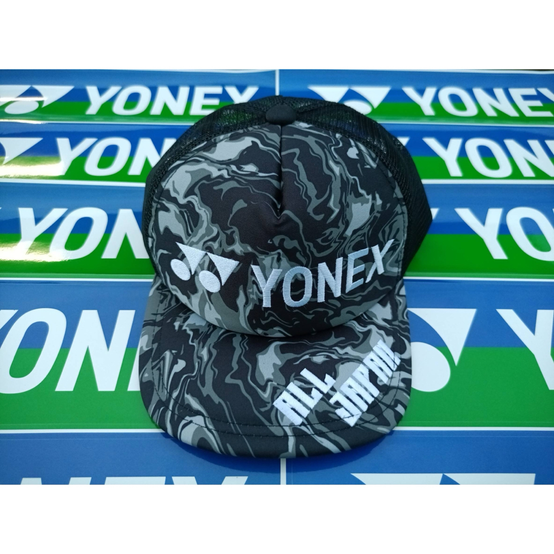 YONEX(ヨネックス)のYONEX'24年カタログ未掲載限定ALL JAPANメッシュキャップ(UNI) スポーツ/アウトドアのテニス(その他)の商品写真