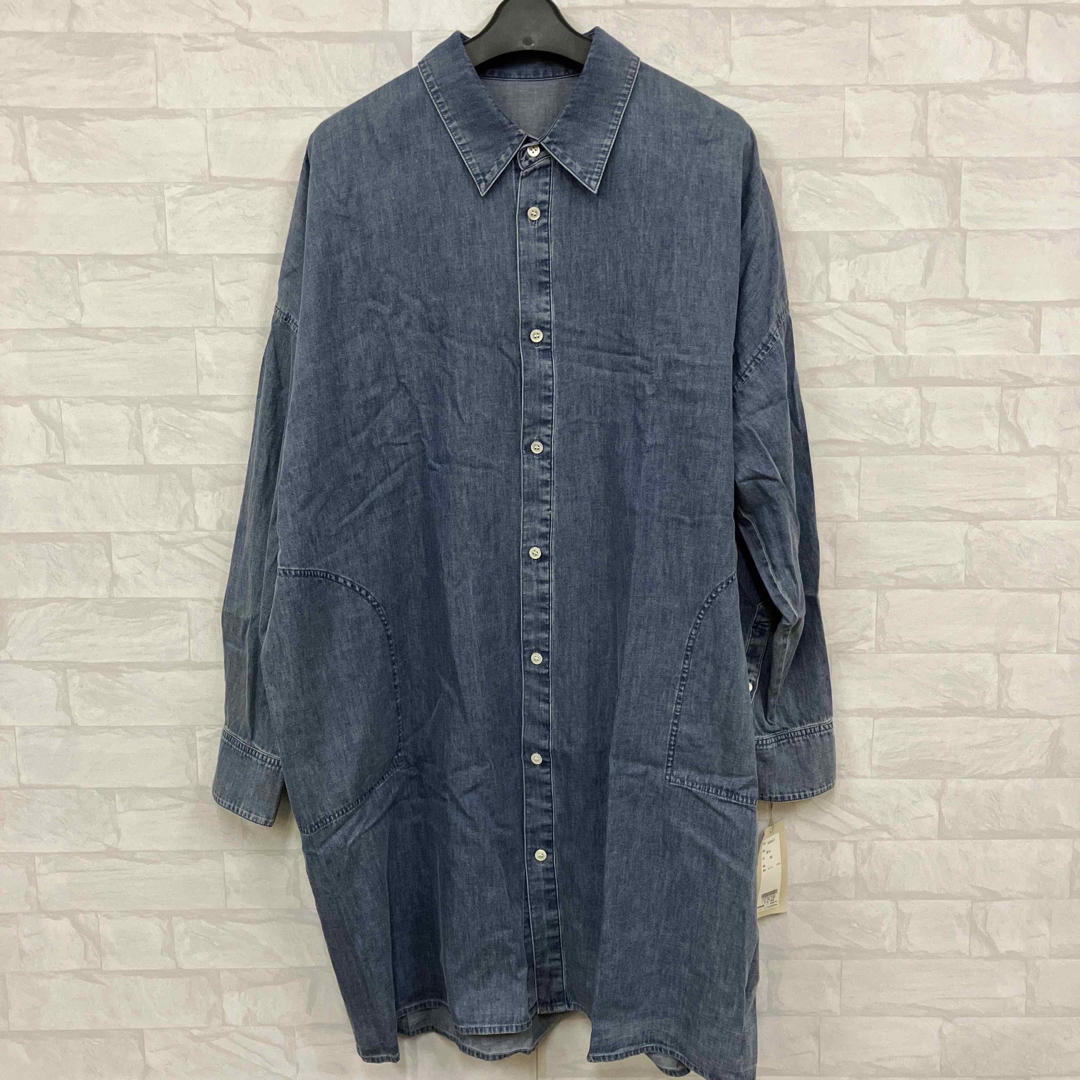 即決 新品 タグ付き cafune デニム風シャツの通販 by me/chio's 即決 新品 タグ付き cafune デニム風シャツの通販 by me/chio's
