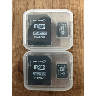 ハイディスク(HIDISC)のmicroSDカード 32GB［2枚セット] (SDカードとしても使用可能!)(PC周辺機器)