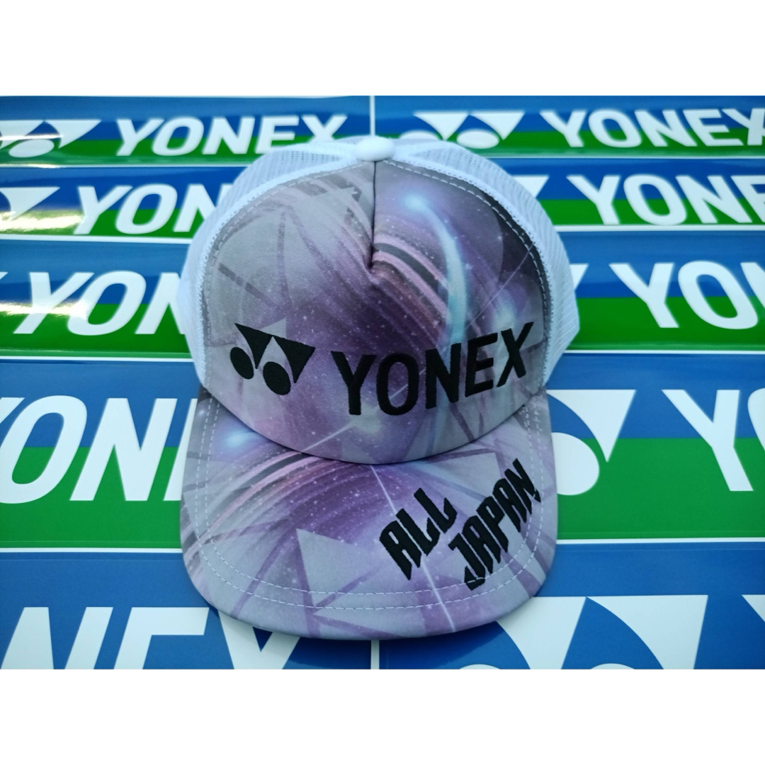 YONEX(ヨネックス)のYONEX'24年カタログ未掲載限定ALL JAPANメッシュキャップ(UNI) スポーツ/アウトドアのテニス(その他)の商品写真