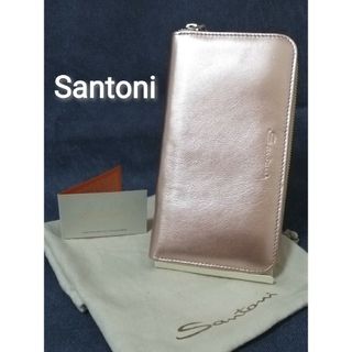 Santoni - ★新品・レディース★【SANTONI サントーニ】長財布　レザー　ラウンドジップ