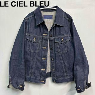 LE CIEL BLEU -  ルシェルブルー　デニム　ジャケット Gジャン 38 m インディゴ