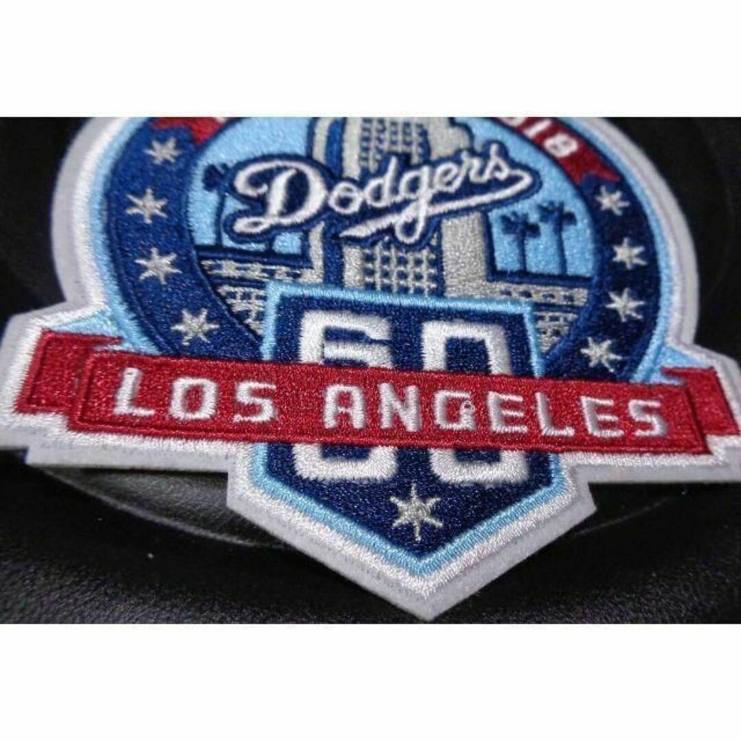 LA空赤球場MLBロサンゼルス・ドジャース60周年Dodgers刺繍ワッペン激渋 スポーツ/アウトドアの野球(応援グッズ)の商品写真