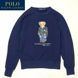 POLO RALPH LAUREN - 美品★ポロラルフローレン★ポロベアスウェット ネイビー 裏起毛