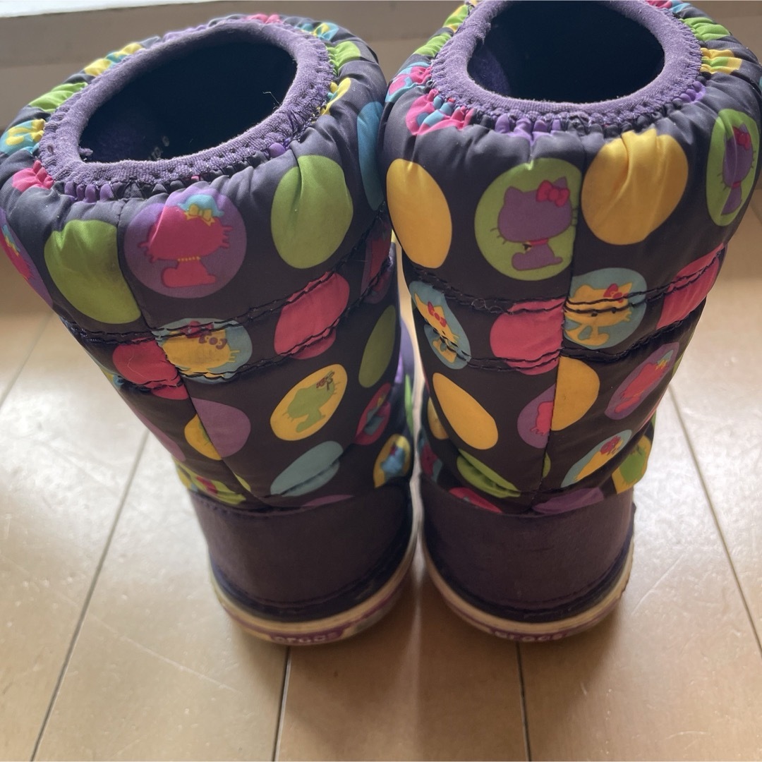 crocs(クロックス)のクロックス　スノーブーツ　15cm キッズ/ベビー/マタニティのキッズ靴/シューズ(15cm~)(長靴/レインシューズ)の商品写真