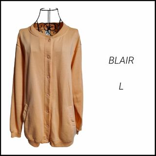 ブレア(BLAIR)の☆BLAIR☆古着☆長袖☆スウェット☆前ボタン☆裏起毛 ☆アメカジ☆ゆるだぼ☆(トレーナー/スウェット)