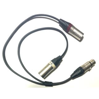 ソニー(SONY)のy-u様専用 XLR 5pin - XLR 3pin x 2ch 分岐変換 2本(ケーブル)