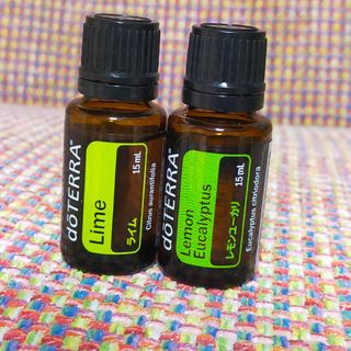 doTERRA　 ドテラ　 エッセンシャルオイル　ライム／レモンユーカリ　２本セ