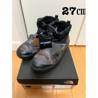 ザノースフェイス(THE NORTH FACE)の新品　ノースフェイス　NF52143 レインシューズ　カモ ブラック　27㎝(ブーツ)