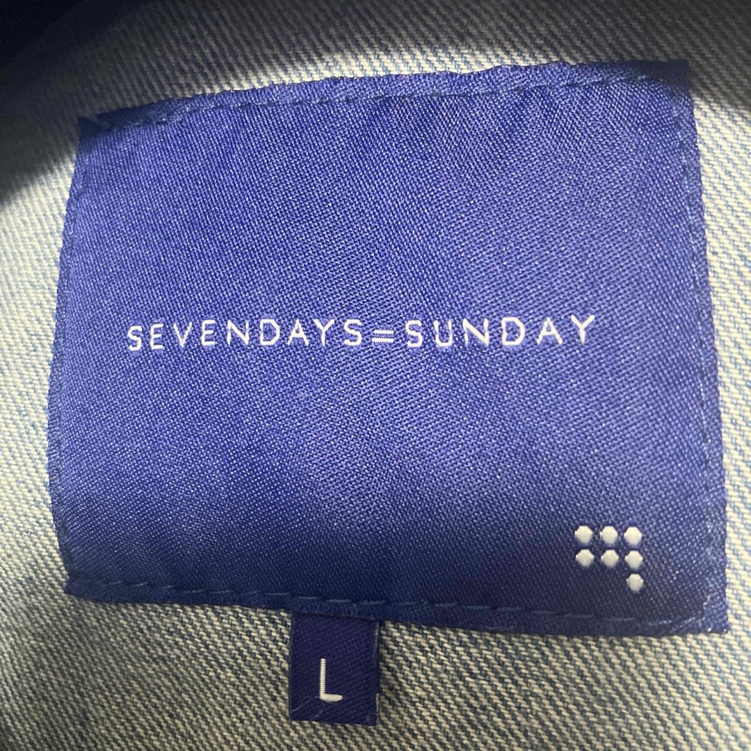 SEVENDAYS=SUNDAY(セブンデイズサンデイ)のGジャン　 レディースのジャケット/アウター(Gジャン/デニムジャケット)の商品写真