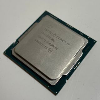 インテル(intel)のCPU intel core i7-10700K POSTチェック済(PCパーツ)