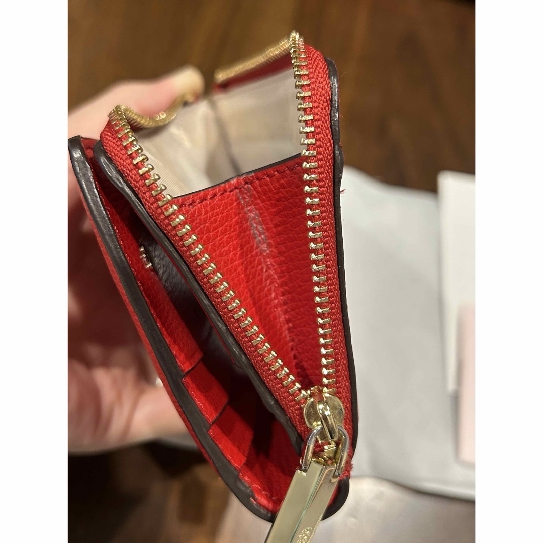 kate spade NEW YORK - ケイトスペード 財布 二つ折り財布 赤 kate spade NEW YORK - ケイトスペード 財布 二つ折り財布 赤