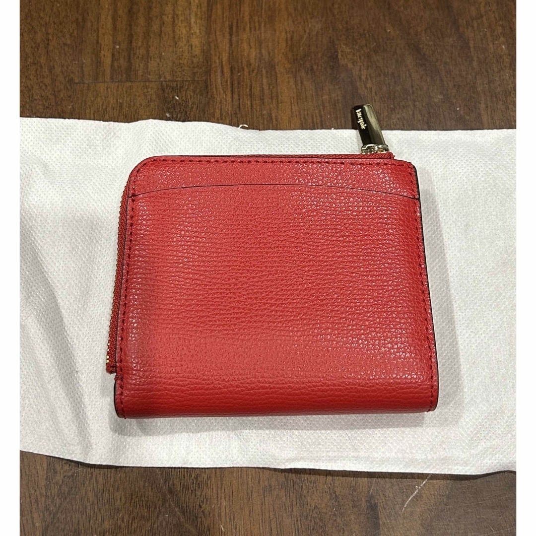 kate spade NEW YORK - ケイトスペード 財布 二つ折り財布 赤 kate spade NEW YORK - ケイトスペード 財布 二つ折り財布 赤