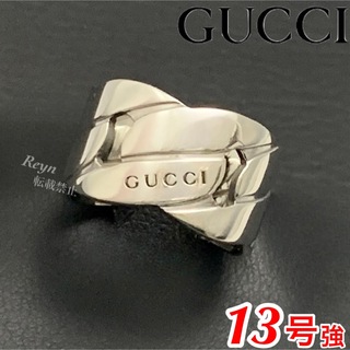 Gucci - [新品仕上済] GUCCI シルバー 925 チェーン ワイド リング