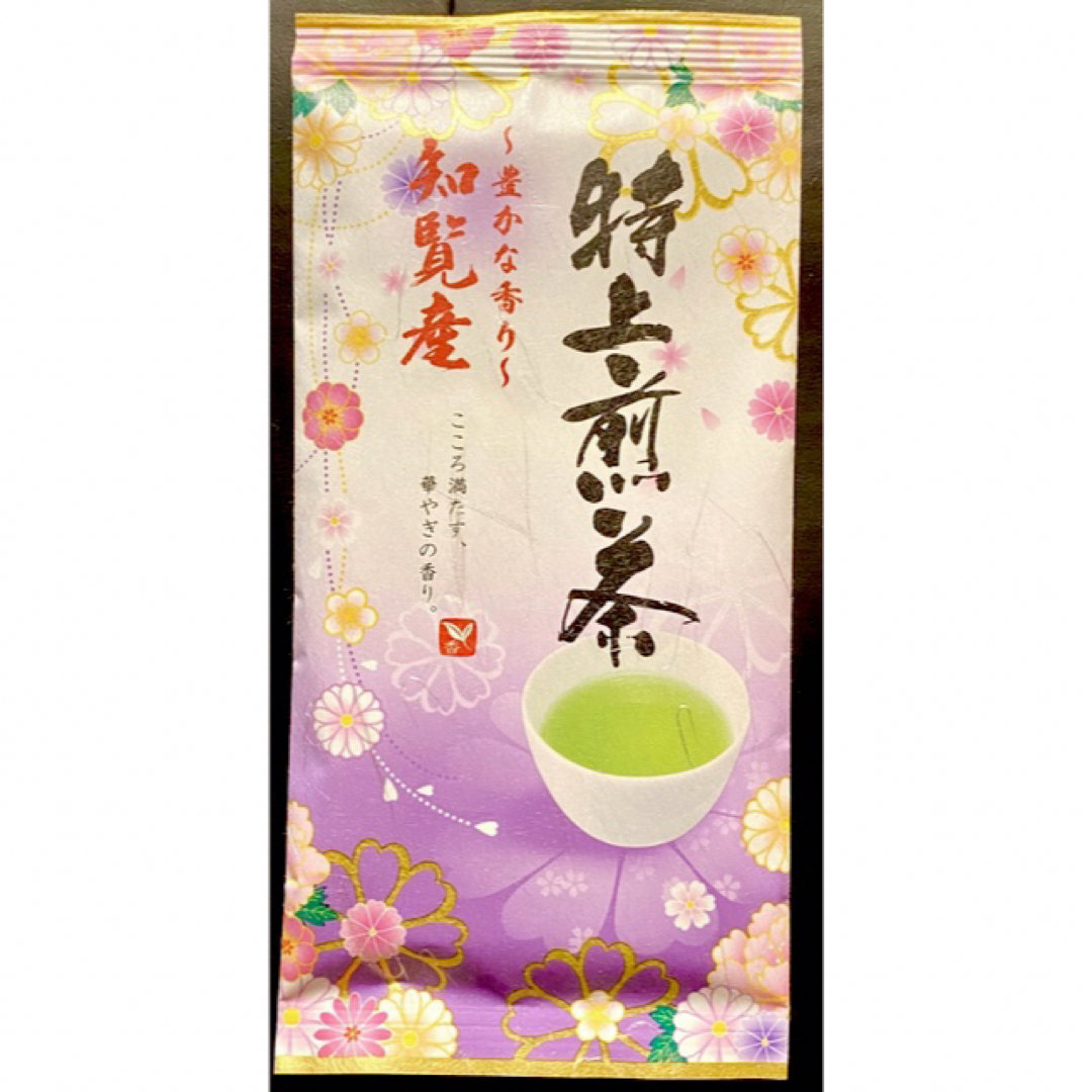 鹿児島県　【知覧産特上煎茶 】80g 知覧茶　緑茶　お茶　煎茶　日本茶 食品/飲料/酒の飲料(茶)の商品写真