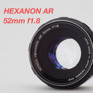 コニカミノルタ(KONICA MINOLTA)のKonica コニカ HEXANON AR 52mm f1.8(レンズ(単焦点))