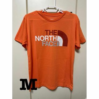 ザノースフェイス(THE NORTH FACE)の新品　ノースフェイス　NTW32353 Tシャツ　オレンジ　レディース　M(Tシャツ(半袖/袖なし))