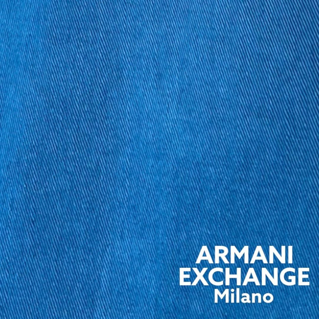 ARMANI EXCHANGE(アルマーニエクスチェンジ)の【アルマーニエクスチェンジ】AX チノパン コットンパンツ L コバルトブルー メンズのパンツ(チノパン)の商品写真