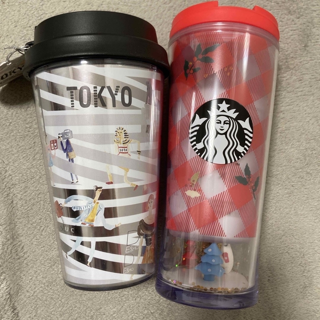 Starbucks(スターバックス)のスタバタンブラー　2個セット インテリア/住まい/日用品のキッチン/食器(タンブラー)の商品写真