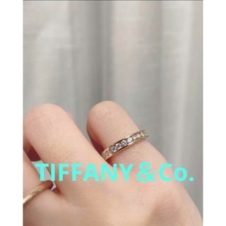 ティファニー(Tiffany & Co.)のティファニー　エタニティリングダイヤモンド　ピンキーリングチャネルセッティング(リング(指輪))