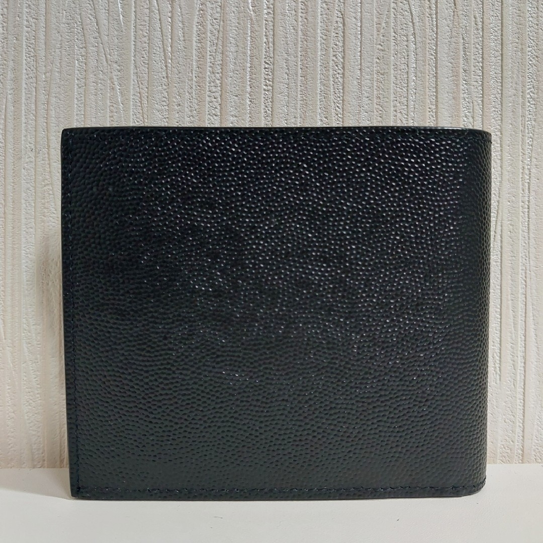 Saint Laurent(サンローラン)のサンローラン イースト/ウエスト 二つ折り財布 レザー ブラック 396303 メンズのファッション小物(折り財布)の商品写真