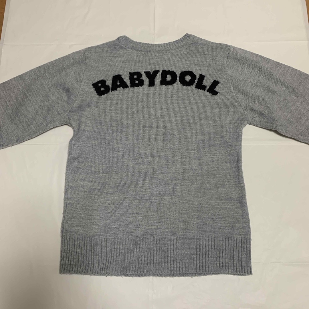 BABYDOLL(ベビードール)のベビードール☆130cm 薄手ニット キッズ/ベビー/マタニティのキッズ服女の子用(90cm~)(ニット)の商品写真