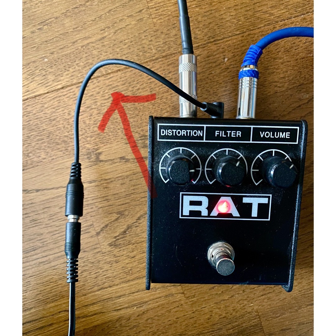 USAエフェクター 変換ケーブル コンバージョンケーブル RAT・DOD用 楽器のギター(エフェクター)の商品写真