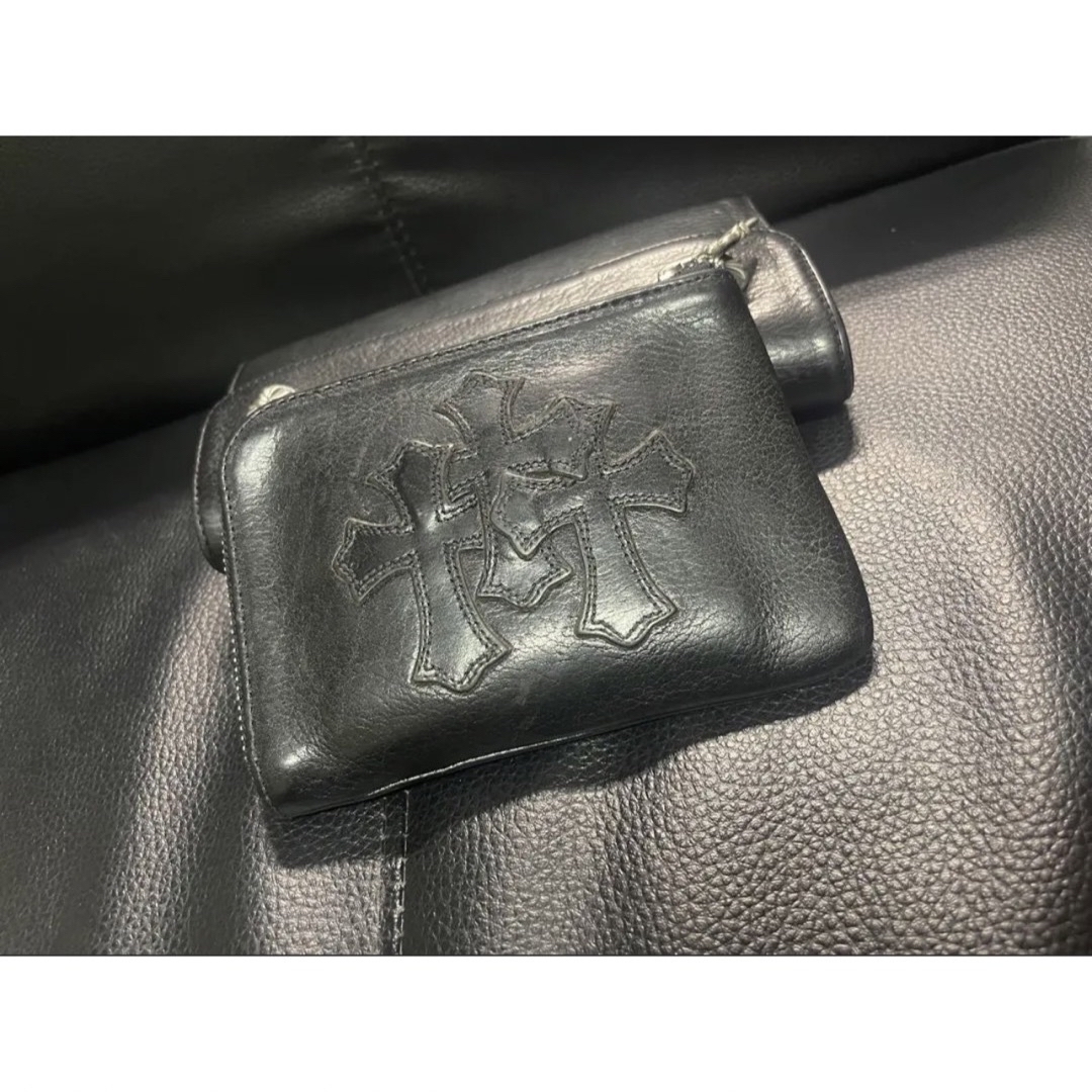 Chrome Hearts(クロムハーツ)のクロムハーツ 財布 2サイド ジップ セメタリー クロスパッチ ウォレット メンズのファッション小物(長財布)の商品写真