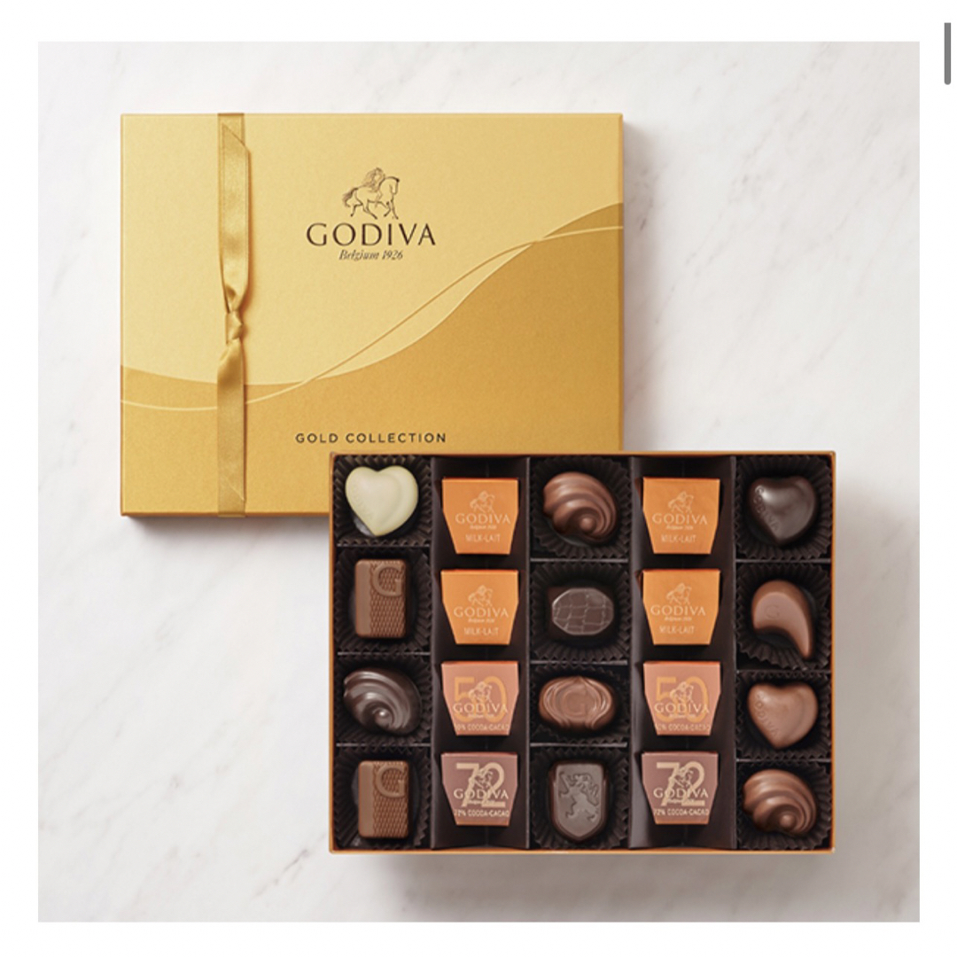 GODIVA(ゴディバ)のGODIVA ゴールドコレクション20粒入 食品/飲料/酒の食品(菓子/デザート)の商品写真