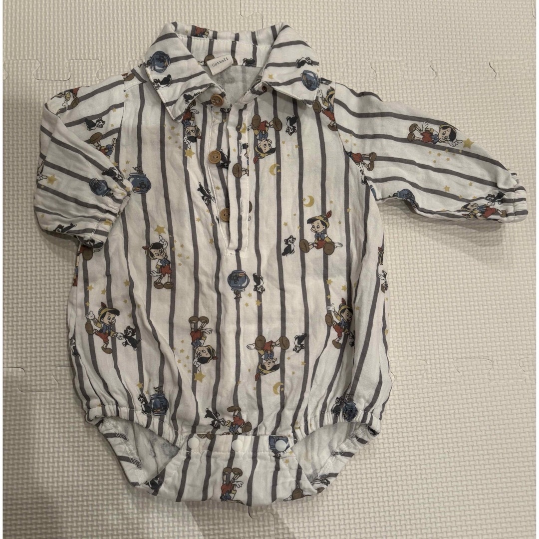 赤ちゃん服 6着セット キッズ/ベビー/マタニティのベビー服(~85cm)(ロンパース)の商品写真